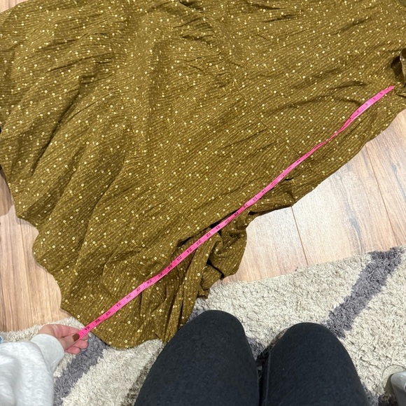 Madewell Ruffle-Sleeve Tiered Midi Dress in Daisy Stitch Floral Brown Midi Dress - Picture 7 of 11